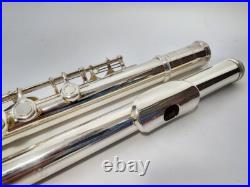 YAMAHA YFL-221 Flute Nickel Silver Plated Student with hard Case