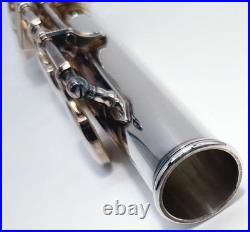 YAMAHA YFL-221 Flute Silver with hard Case Used free shipping