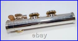 YAMAHA YFL-221 Flute Silver with hard Case Used free shipping