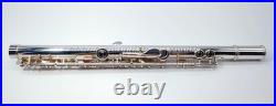 YAMAHA YFL-221 Flute Silver with hard Case Used free shipping