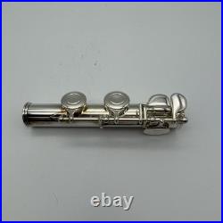 YAMAHA YFL-221 Student Flute Nickel Silver Plated Used with Hard Case From JAPAN