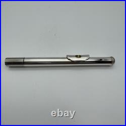 YAMAHA YFL-221 Student Flute Nickel Silver Plated Used with Hard Case From JAPAN