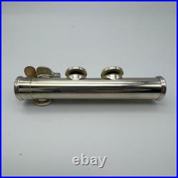 YAMAHA YFL-221 Student Flute Nickel Silver Plated with Hard Case + Bag Used Good