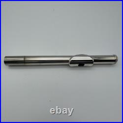 YAMAHA YFL-221 Student Flute Nickel Silver Plated with Hard Case + Bag Used Good