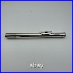 YAMAHA YFL-221 Student Flute Nickel Silver Plated with Hard Case + Bag Used Good