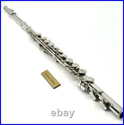 YAMAHA YFL-221 Student Flute Nickel Silver Plated with Hard Case Good condition