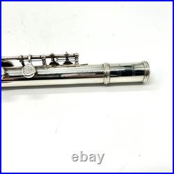 YAMAHA YFL-221 Student Flute Nickel Silver Plated with Hard Case Good condition