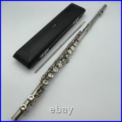 YAMAHA YFL-23 Flute Second hand NICKEL SILVER INSTRUMENT Hard Case From JAPAN