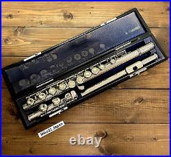 YAMAHA YFL-23 Flute Second hand Nikkan NICKEL SILVER INSTRUMENT with hard case