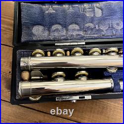 YAMAHA YFL-23 Flute Second hand Nikkan NICKEL SILVER INSTRUMENT with hard case