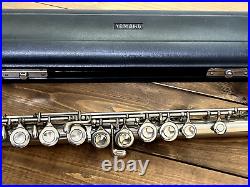 YAMAHA YFL-23 Flute Second hand Nikkan NICKEL SILVER INSTRUMENT with hard case