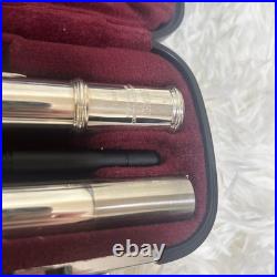 YAMAHA YFL-261SII Flute Covered Keys Offset Excellent Used With Hard Soft Case