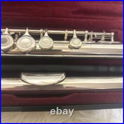 YAMAHA YFL-261SII Flute Covered Keys Offset Excellent Used With Hard Soft Case