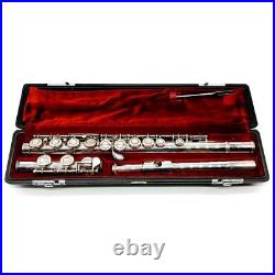 YAMAHA YFL-311 Flute Silver Used with Hard Case