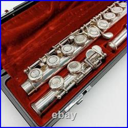 YAMAHA YFL-311 Flute Silver Used with Hard Case