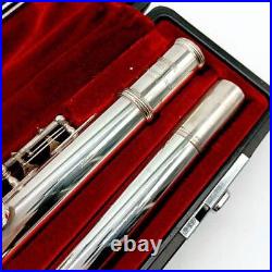 YAMAHA YFL-311 Flute Silver Used with Hard Case