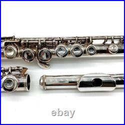 YAMAHA YFL-311 Flute Silver Used with Hard Case