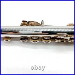 YAMAHA YFL-311 Flute Silver Used with Hard Case