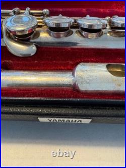 YAMAHA YFL-311 Flute Solid Silver Headjoint E-Mechanism With Hard case