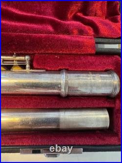 YAMAHA YFL-311 Flute Solid Silver Headjoint E-Mechanism With Hard case