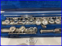 YAMAHA YFL-311 Flute Sterling Silver Headjoint E-Mechanism Case 26.4 inch