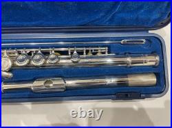 YAMAHA YFL-311 Flute Sterling Silver Headjoint E-Mechanism Case 26.4 inch