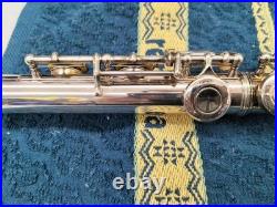 YAMAHA YFL-311 Previous Model Flute Silver E mechanism Used with Hard Case