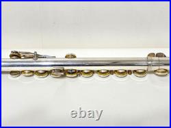 YAMAHA YFL-311 YFE 311 Silver Plate Flute With Case From Japan