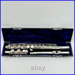 YAMAHA YFL-31 Silver Flute Head Tube Flute with hardcase