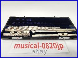 YAMAHA YFL-31 Sterling Silver Flute Head Tube Flute with hardcase