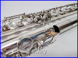 YAMAHA YFL-31 Sterling Silver Flute Head Tube Flute with hardcase