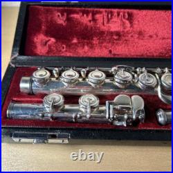 YAMAHA YFL-351 Flute Silver Plated E mechanism Used with Hard Case Soft Case YAMAHA YFL-351 Flute Silver Plated E mechanism Used with Hard Case Soft Case