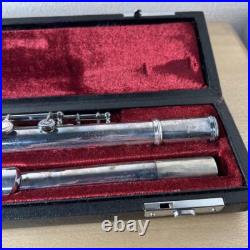 YAMAHA YFL-351 Flute Silver Plated E mechanism Used with Hard Case Soft Case YAMAHA YFL-351 Flute Silver Plated E mechanism Used with Hard Case Soft Case