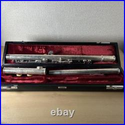 YAMAHA YFL-351 Flute Silver Plated E mechanism Used with Hard Case Soft Case YAMAHA YFL-351 Flute Silver Plated E mechanism Used with Hard Case Soft Case
