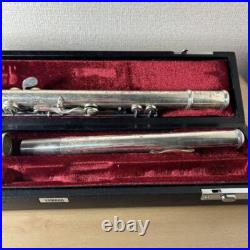 YAMAHA YFL-351 Flute Silver Plated E mechanism Used with Hard Case Soft Case YAMAHA YFL-351 Flute Silver Plated E mechanism Used with Hard Case Soft Case