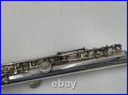 YAMAHA YFL-411 Flute silver Musical instrument withcase free&fast ship from japan