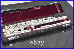 YAMAHA YFL-411 Silver Flute Used With Hard Case JAPAN Used YAMAHA YFL-411 Silver Flute Used With Hard Case JAPAN Used