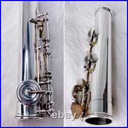 YAMAHA YFL-451 Flute Silver E mechanism Grape Engraving Model Used with Case
