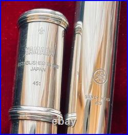 YAMAHA YFL-451 Flute Silver Professional Model Musical instrument