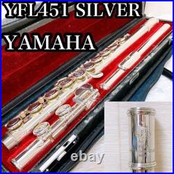 YAMAHA YFL-451 Flute Silver Professional model Musical instrument From Japan