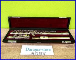 YAMAHA YFL-451 Flute Silver Professional model Musical instrument Used Taseted