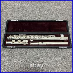 YAMAHA YFL-514 Flute silver 925 EC head with Hard case included Used Japan YAMAHA YFL-514 Flute silver 925 EC head with Hard case included Used Japan