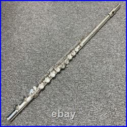 YAMAHA YFL-514 Flute silver 925 EC head with Hard case included Used Japan YAMAHA YFL-514 Flute silver 925 EC head with Hard case included Used Japan