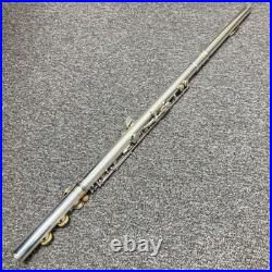 YAMAHA YFL-514 Flute silver 925 EC head with Hard case included Used Japan YAMAHA YFL-514 Flute silver 925 EC head with Hard case included Used Japan
