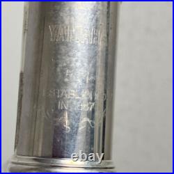 YAMAHA YFL-514 Flute silver 925 EC head with Hard case included Used Japan YAMAHA YFL-514 Flute silver 925 EC head with Hard case included Used Japan