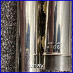 YAMAHA YFL-514 Flute silver 925 EC head with Hard case included Used Japan YAMAHA YFL-514 Flute silver 925 EC head with Hard case included Used Japan