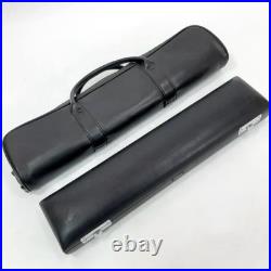 YAMAHA YFL-614 Flute Silver Body Professional Model Used With Hard Case