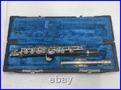 YAMAHA YPC-31 Piccolo Flute Black Nickel Silver with Hard Case USED JAPAN