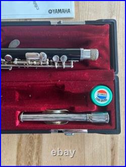 YAMAHA YPC-32 Piccolo ABS resin Body Used with Hard case