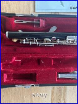 YAMAHA YPC-32 Piccolo ABS resin Body Used with Hard case